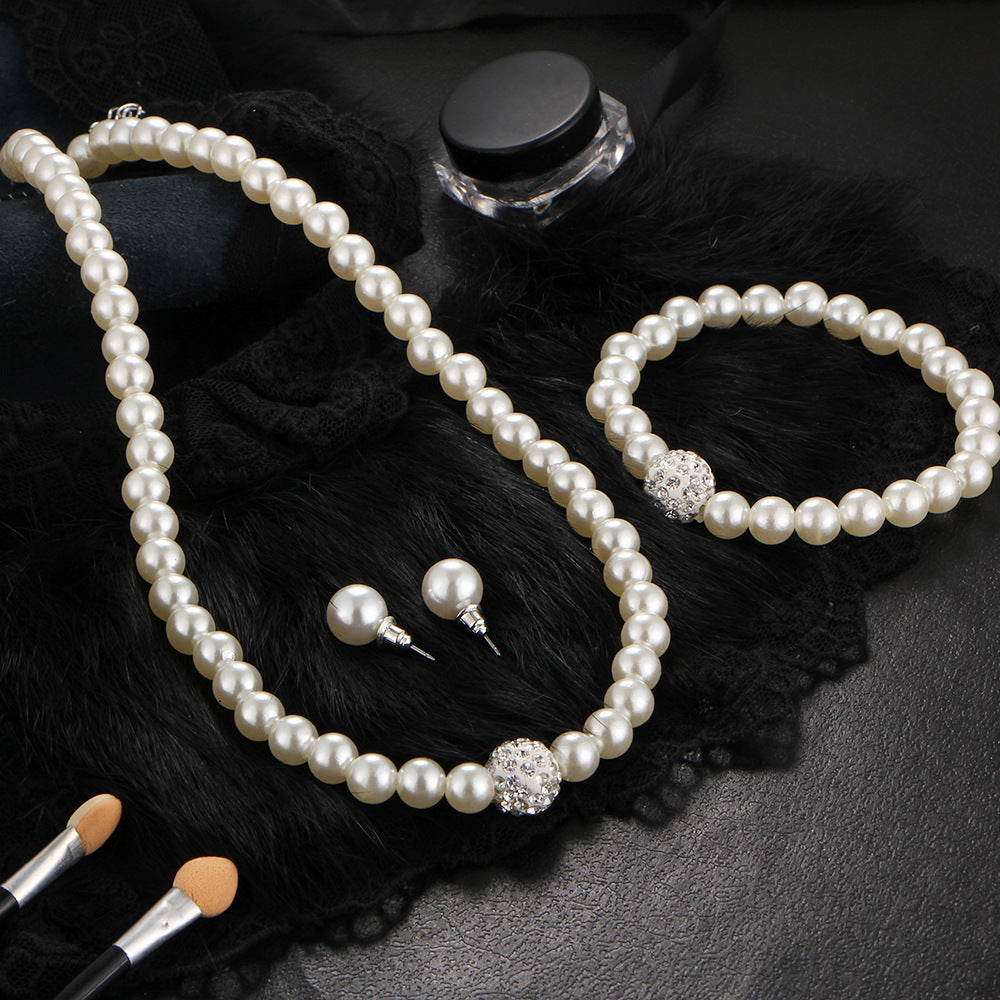 Wholesale Alloy Sweater Pearl Bracelet